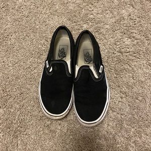 Black Slip On Vans
